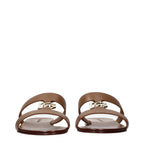 Dolce & Gabbana Brown Leather Slippers