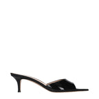 Gianvito Rossi Black Leather Platform Sandals