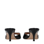 Gianvito Rossi Black Leather Platform Sandals