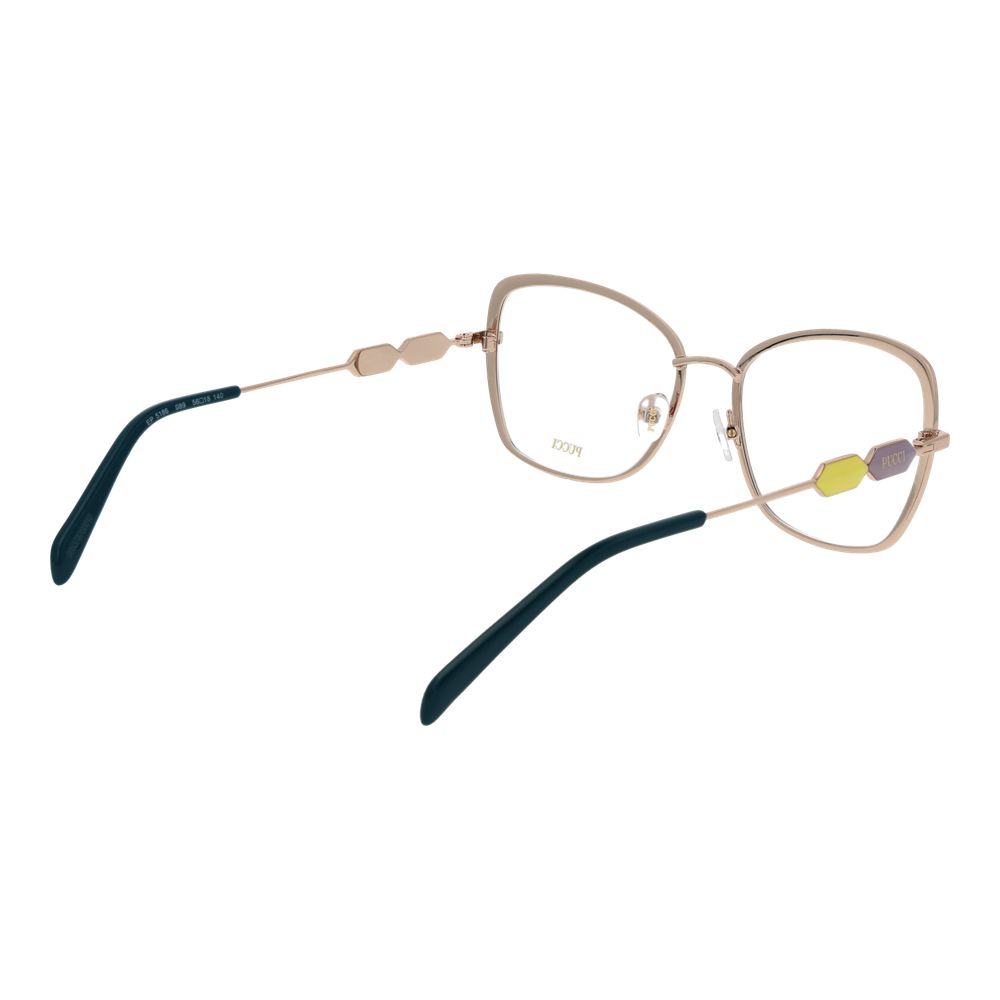 Emilio Pucci Turquoise Metal Glasses (Frames)
