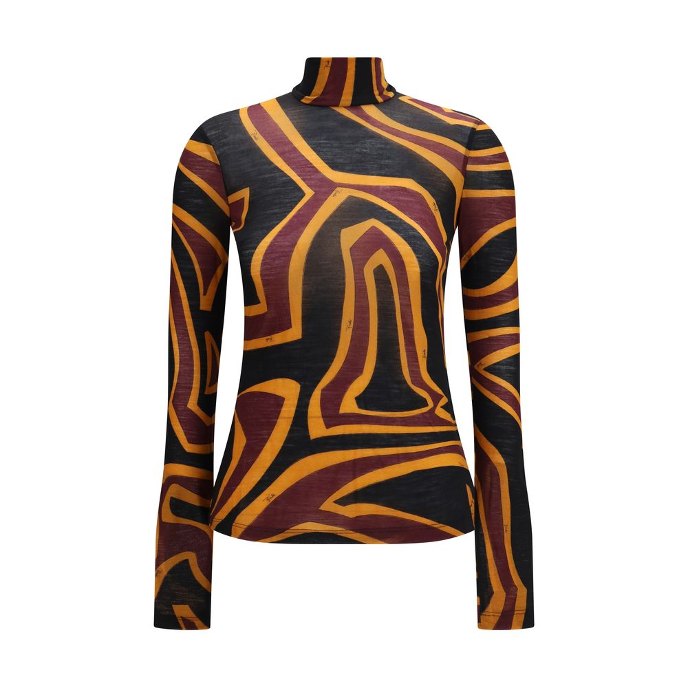 Emilio Pucci Multicolor Wool Oves Aries Shirt