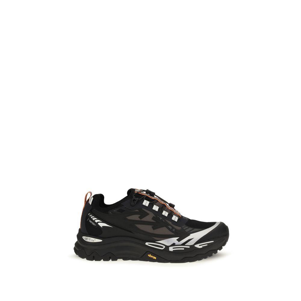 Off-White Black Polyester Athletic Sneakers