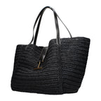 Tom Ford Black Raffia Shoulder Bag