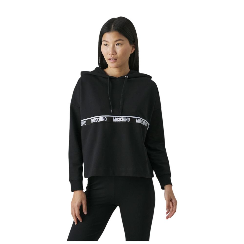 Moschino Black Cotton Sweatshirt