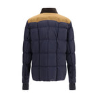 Moncler Grenoble Blue Polyamide Full-Length Jacket
