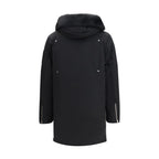 Moose Knuckles Black Cotton Coat