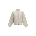 New Balance White Recycled Polyester Shell Jacket
