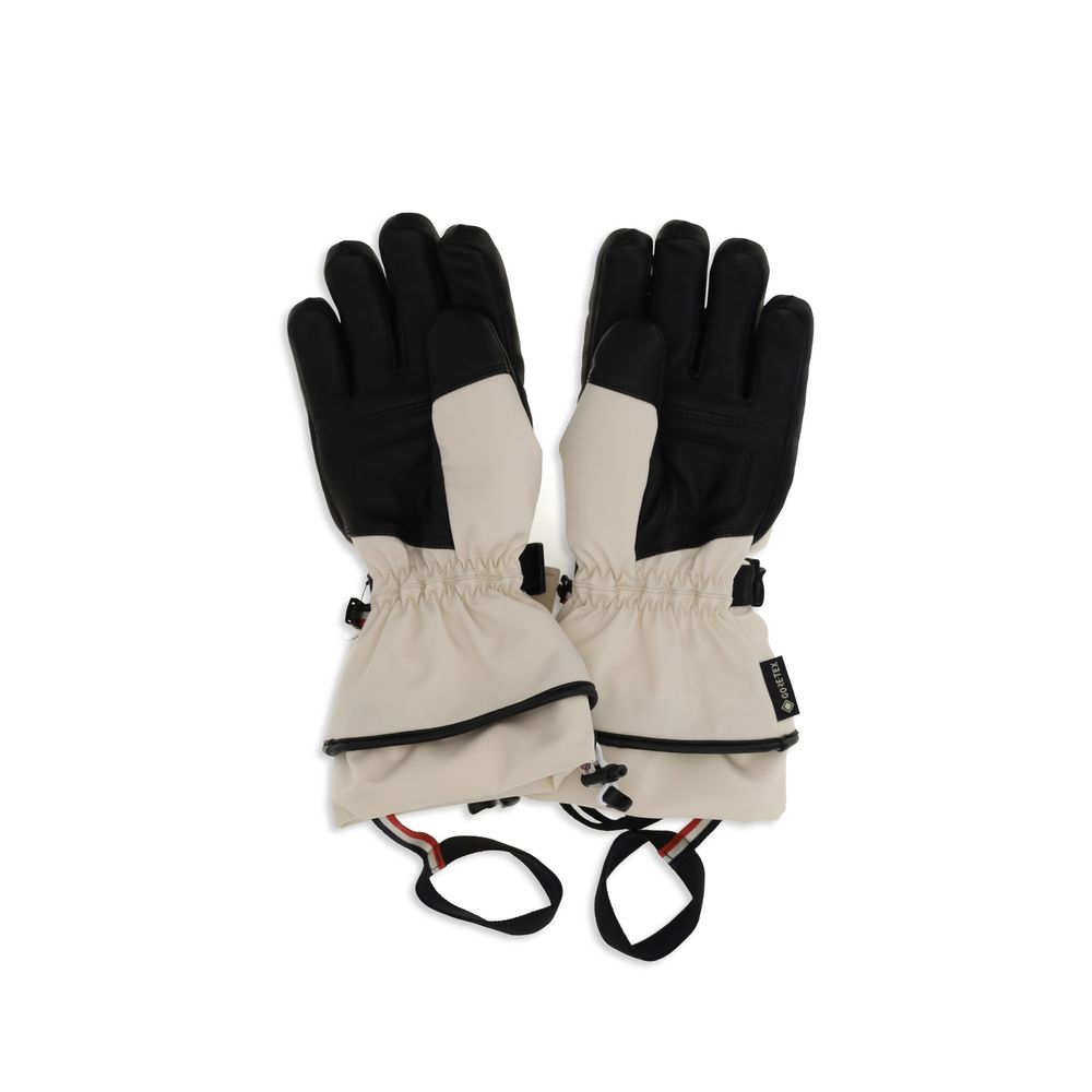 Moncler Grenoble Beige Polyamide Gloves