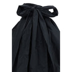 Blumarine Black Polyester Midi Skirt