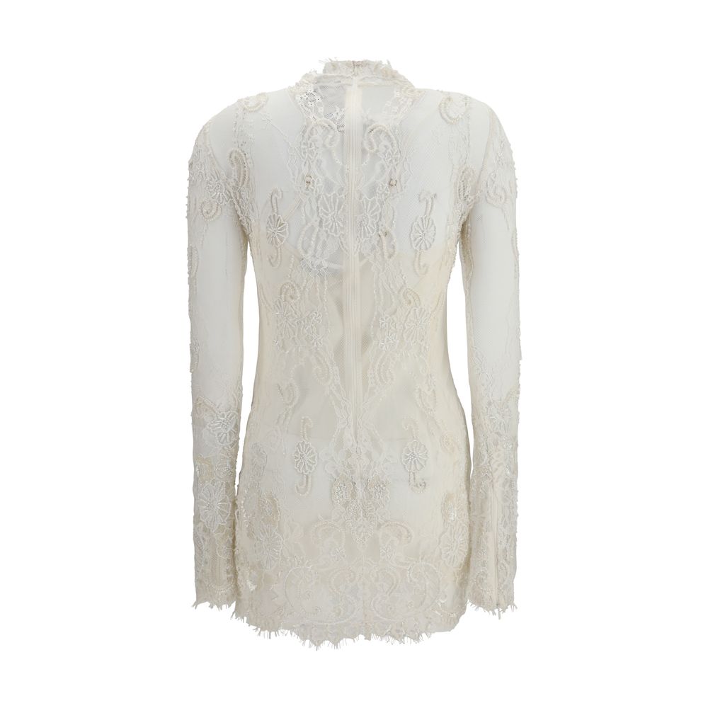 Blumarine White Polyamide Casual Dress