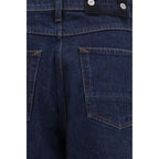 Stone Island Blue Cotton Jeans Denim