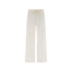 Guess White Cotton Casual Pants