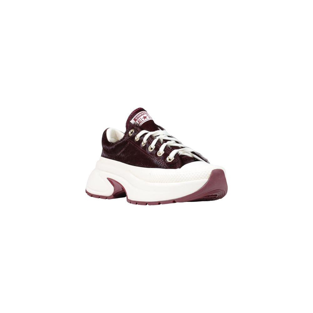 Converse Bordeaux Leather Chunky Sneakers