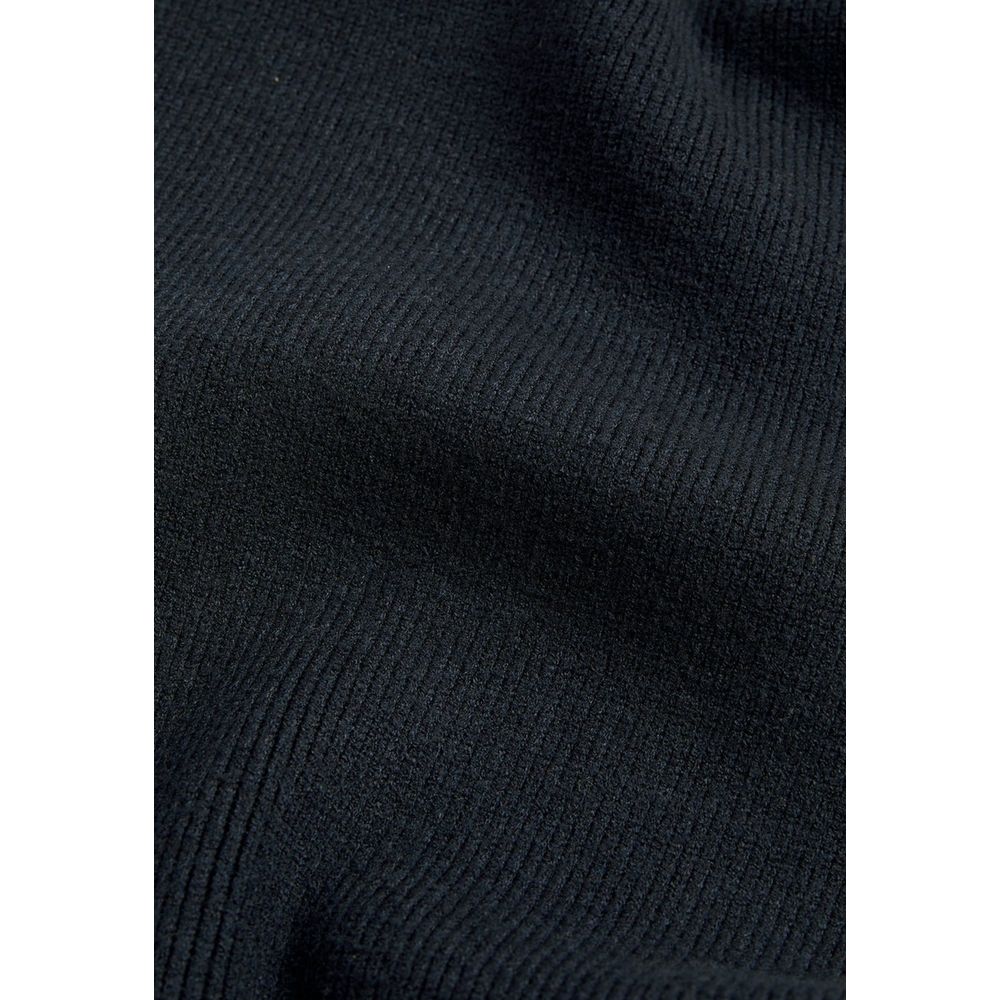 Lyle & Scott Blue Viscose Scarf