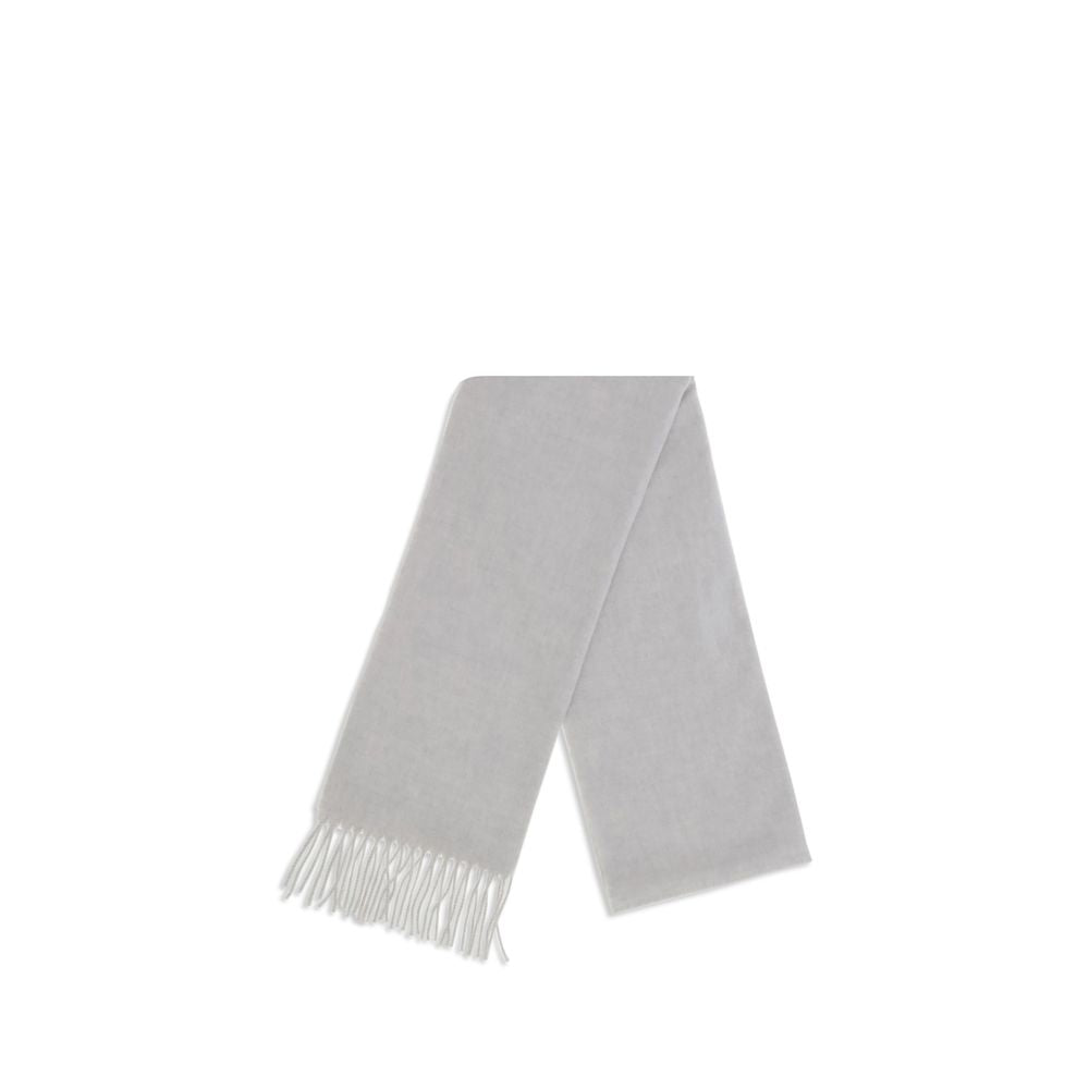 Brunello Cucinelli Gray Cashmere Scarf