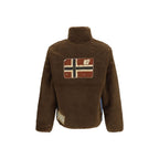 Napapijri Brown Polyester Sweatshirt