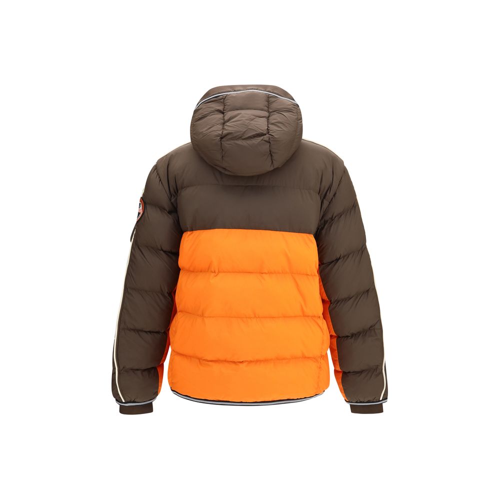 Napapijri Multicolor Recycled Polyester Full-Length Jacket