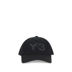 Y-3 Black Cotton Cap (Baseball Hat)