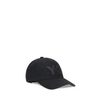 Y-3 Black Cotton Cap (Baseball Hat)