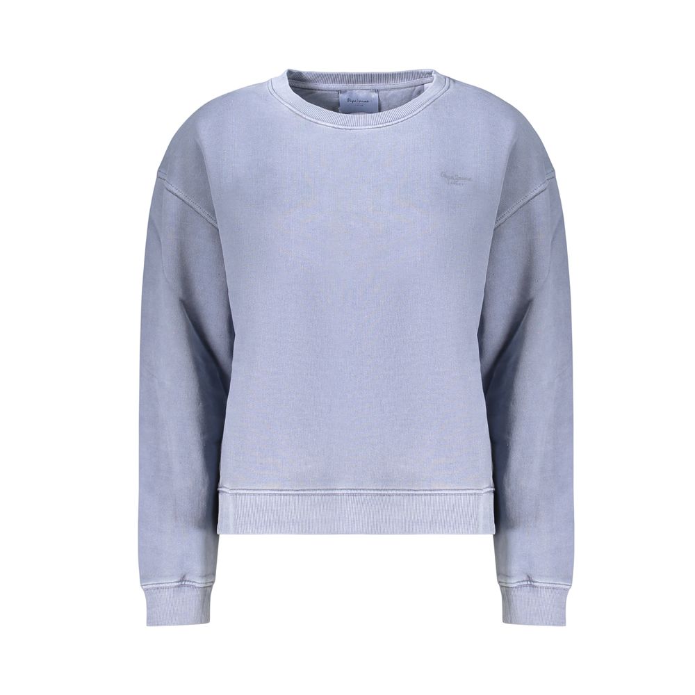 Pepe Jeans Blue Cotton Women's Sweatshirt