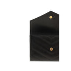 Saint Laurent Black Lamb Ovis Aries Wallet