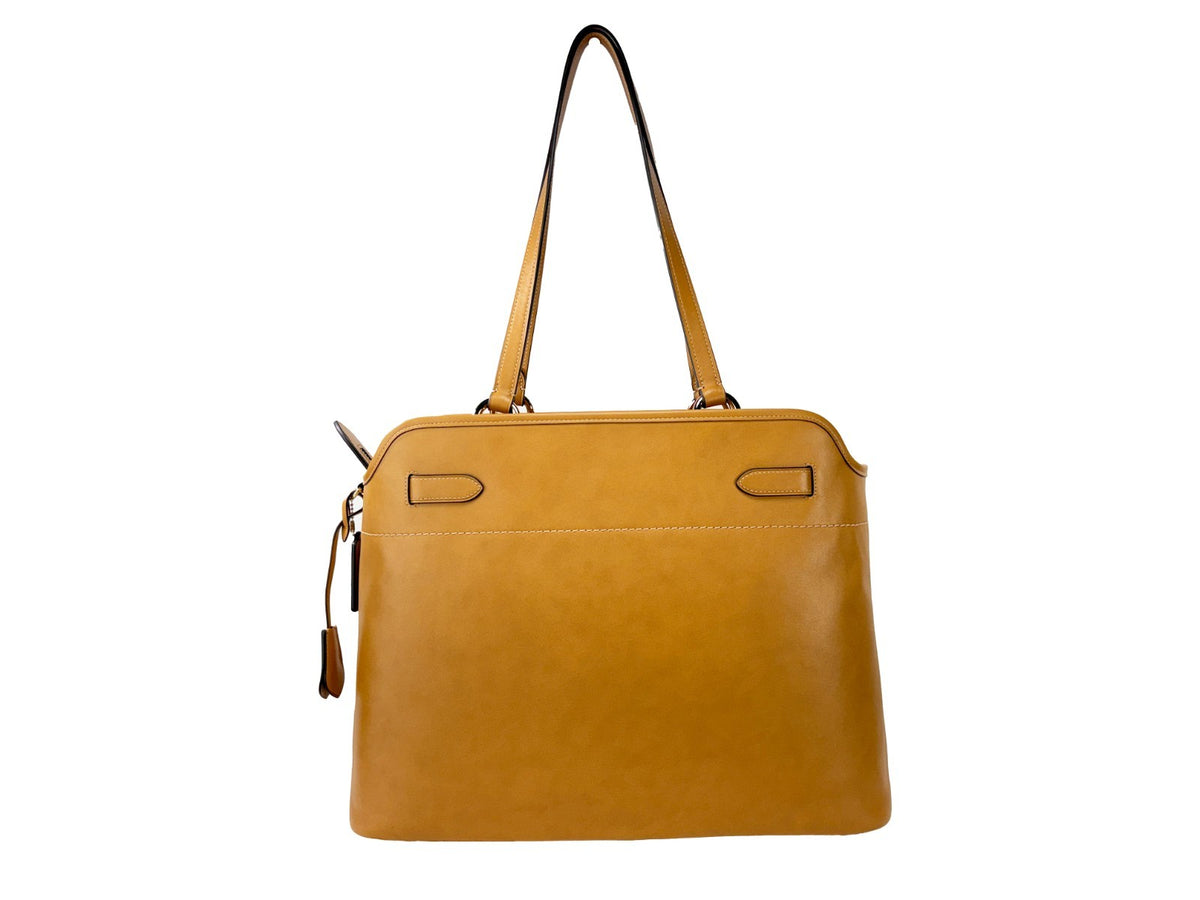 COACH Coach Easton Brown Leather Tote Bag
