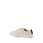 Comme Des Garçons Play x Converse White Cotton Low Top Sneakers