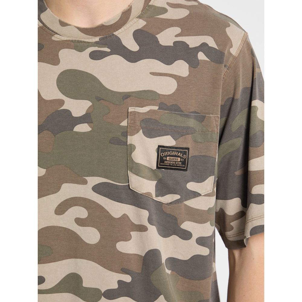 Guess Green Cotton T-Shirt