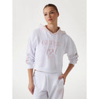 Guess White Cotton Sweatshirt