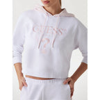 Guess White Cotton Sweatshirt