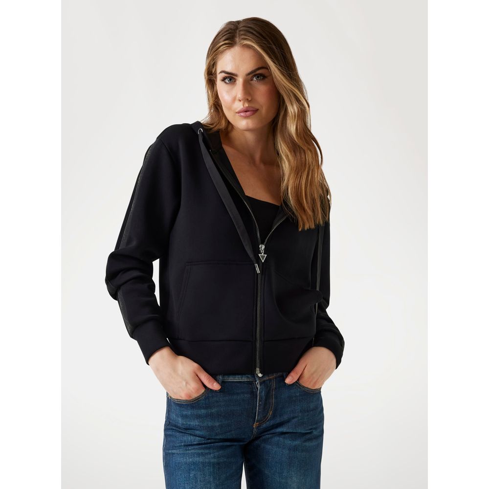 Guess Black Polyester Sweatshirt