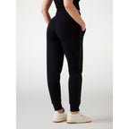 Guess Black Polyester Joggers (Workout Pants)