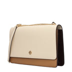 Tory Burch Beige Leather Crossbody Bag