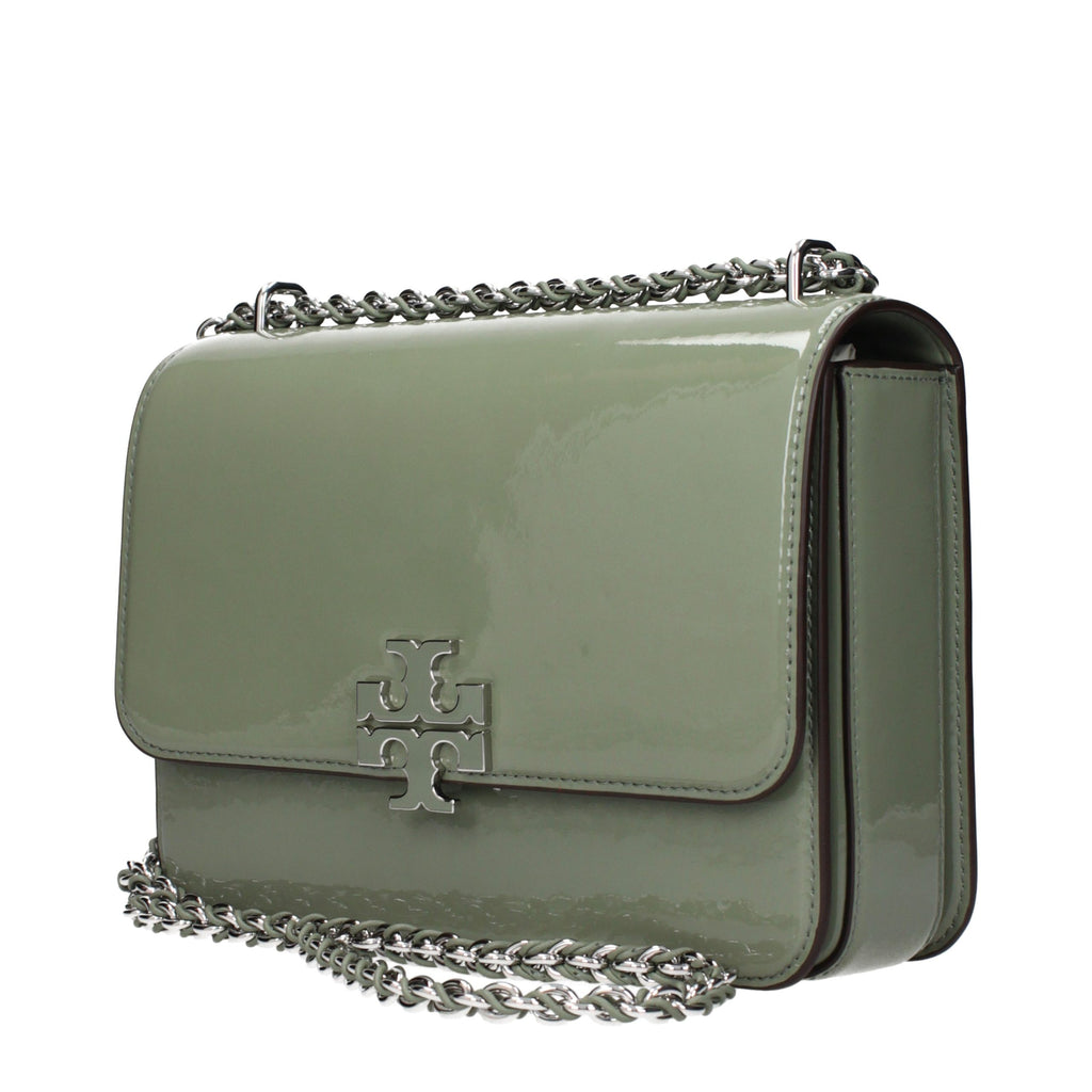 Tory Burch Green Leather Shoulder Bag