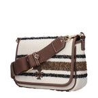 Tory Burch Beige Fabric Crossbody Bag
