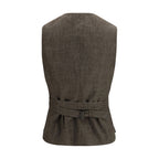 Brunello Cucinelli Brown Linen Blazer