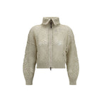 Brunello Cucinelli Beige Linen Cardigan