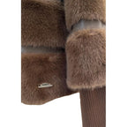 Baldinini Trend Brown Polyester Women Jacket
