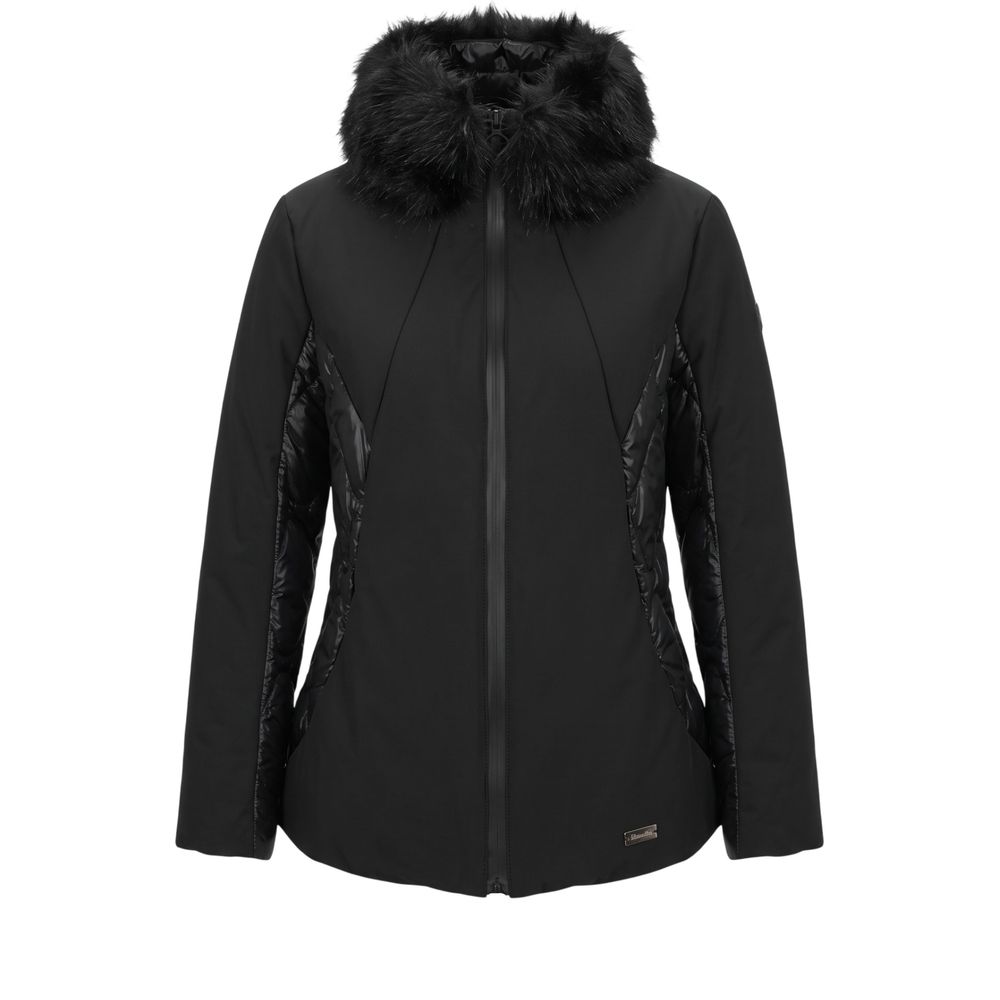Baldinini Trend Black Nylon Women Jacket