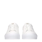 Givenchy White Leather Low Top Sneakers