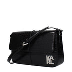 Karl Lagerfeld Black Polyethylene Shoulder Bag