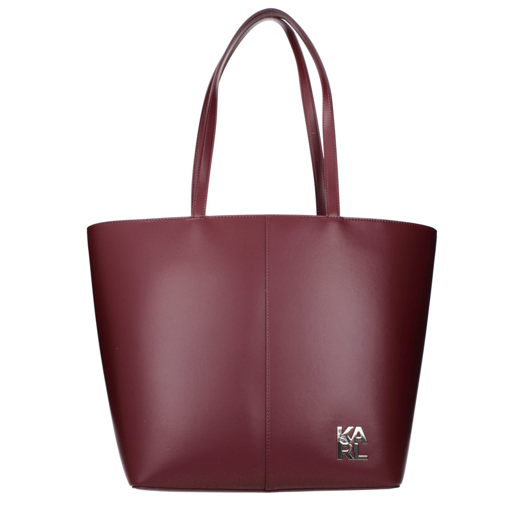 Karl Lagerfeld Red Polyethylene Shoulder Bag