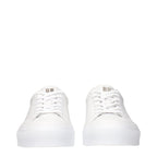 Givenchy White Leather Low Top Sneakers