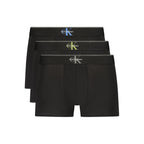 Calvin Klein Black Cotton Men's Boxer