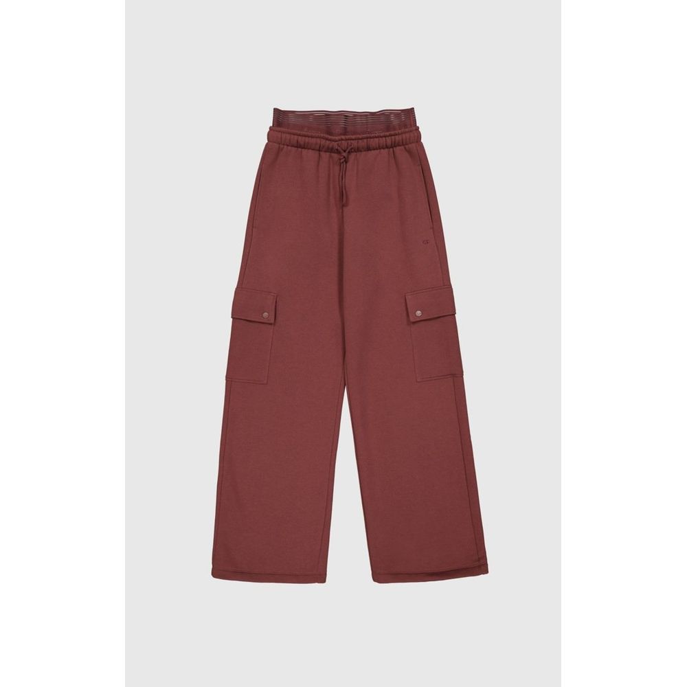 Champion Burgundy Cotton Cargo Pants