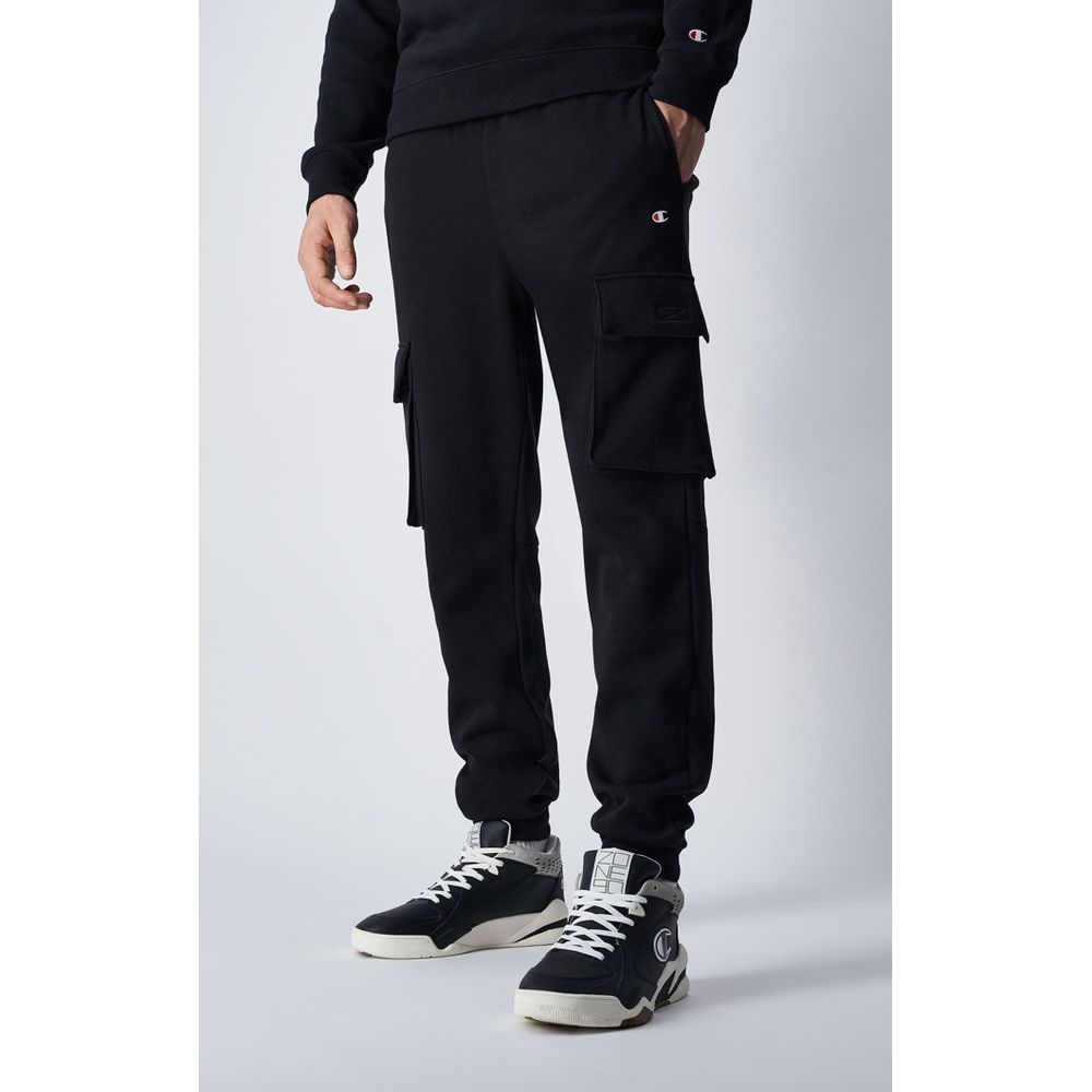 Champion Black Cotton Joggers (Workout Pants)