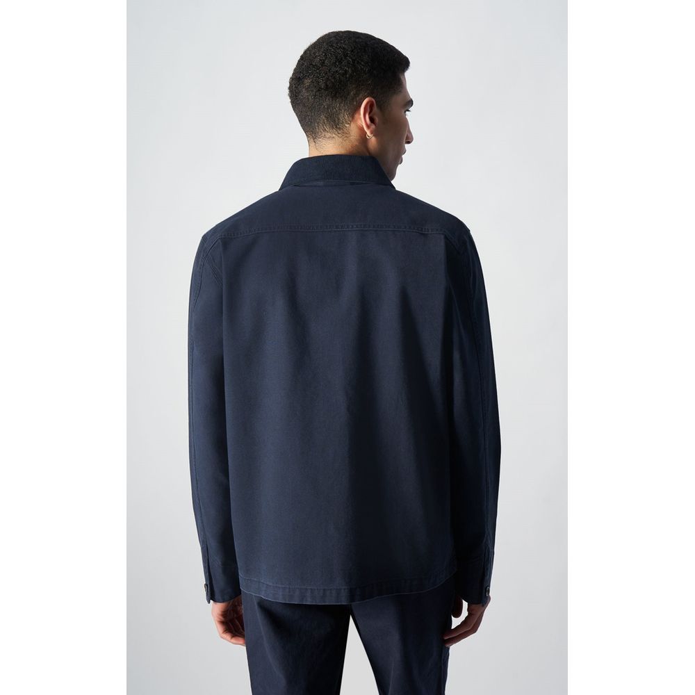 Champion Navy Blue Cotton Bomber