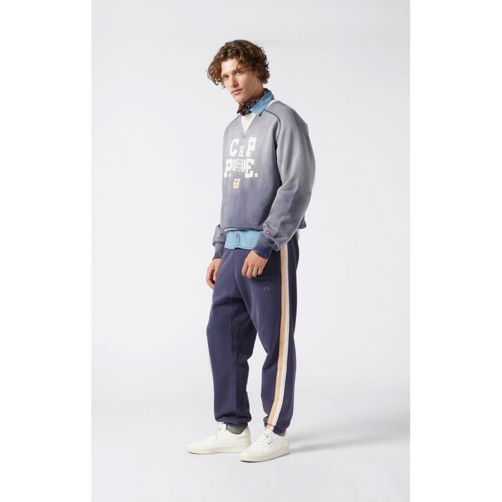Champion Blue Cotton Joggers (Workout Pants)