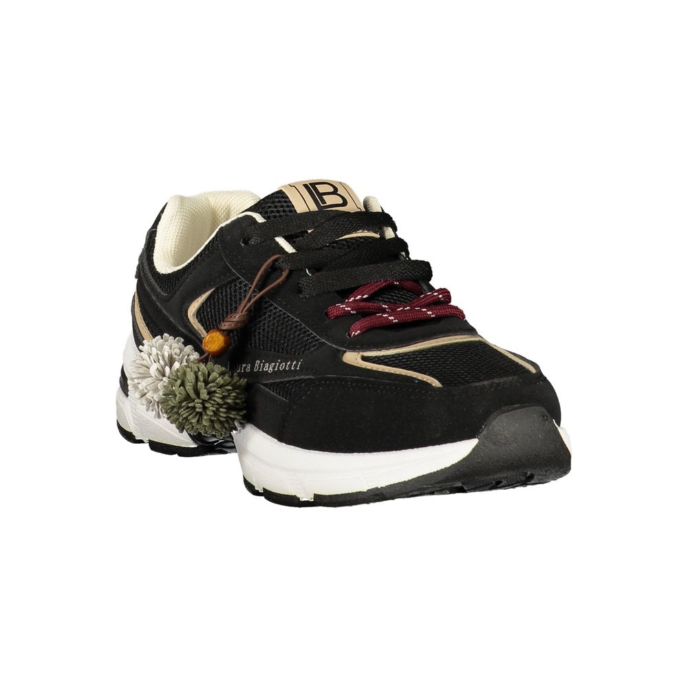 Laura Biagiotti Nero Polyurethane Women's Sneaker