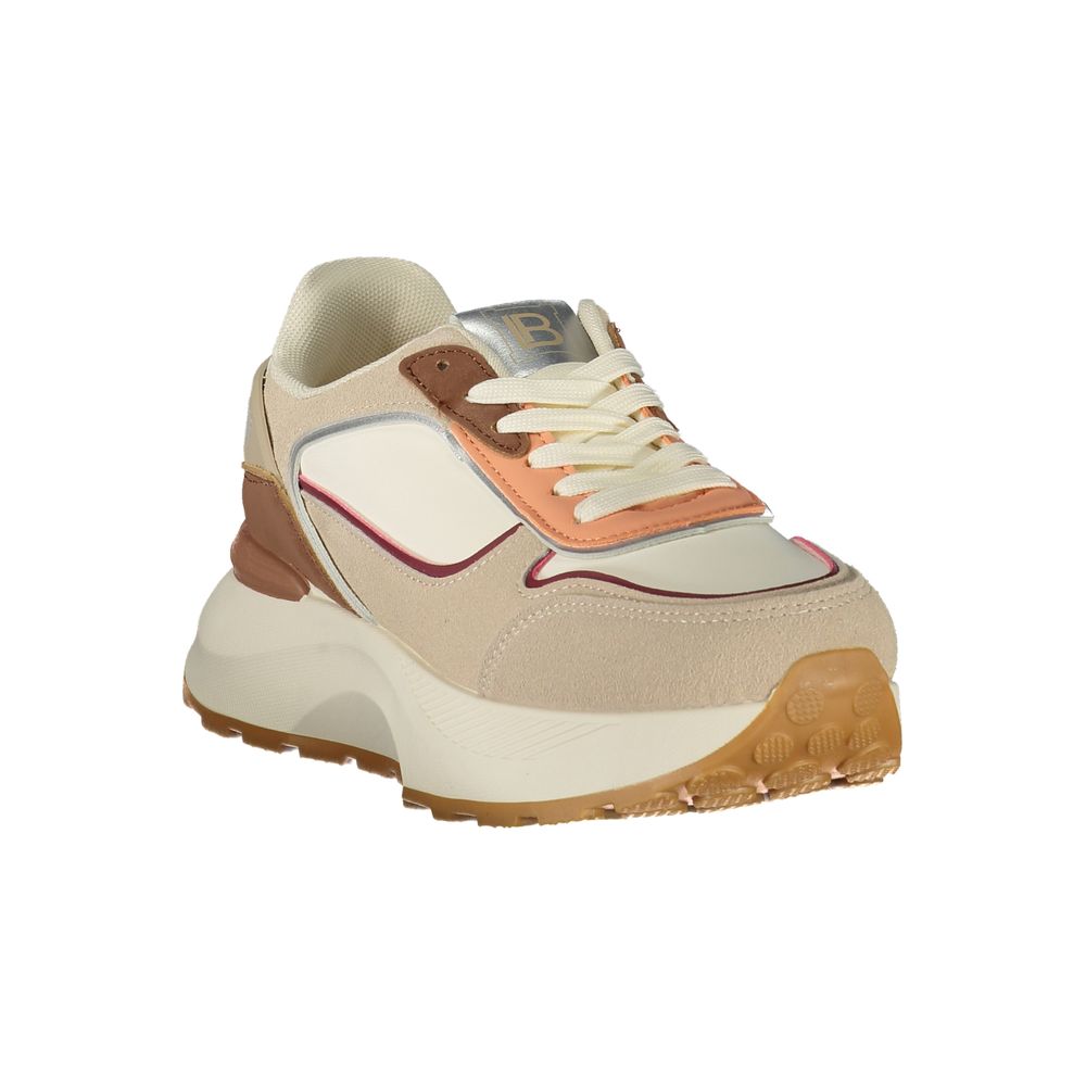 Laura Biagiotti Beige Polyurethane Women's Sneaker
